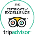 Tripadvisor Certificate of Excellence 2022